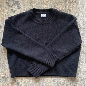 Cotton on black cropped sweater